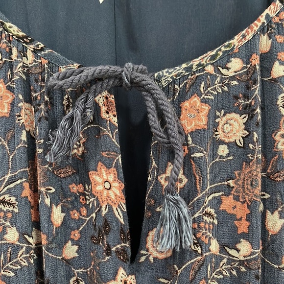 Free People Boho Lucky Loose Swing Mini Dress, Size M - Picture 7 of 16